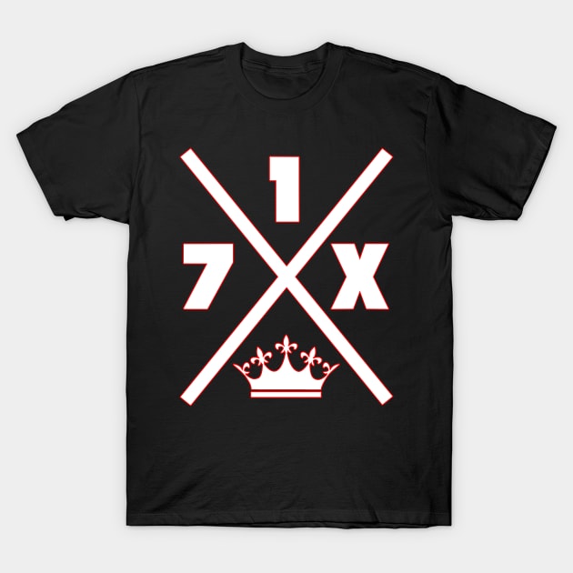 71X King Design T-Shirt #716Movement #71X T-Shirt by beccas_bins